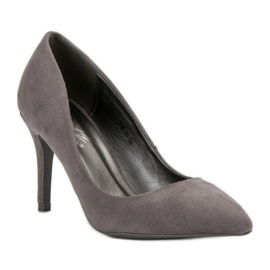 Small Swan Tacones grises 5