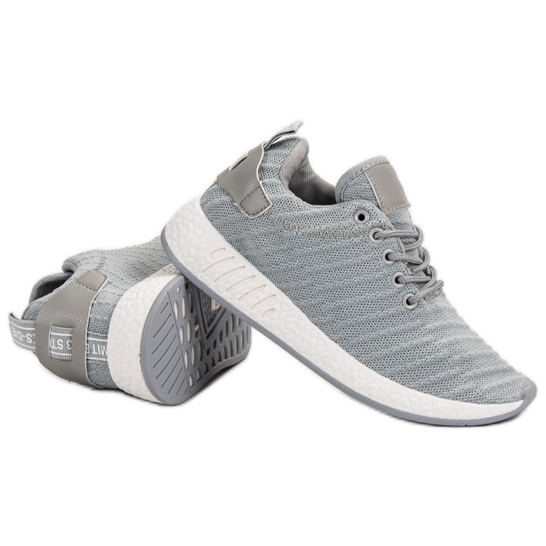 SHELOVET Calzado textil de moda gris 1 SHELOVET Calzado textil de moda gris 1