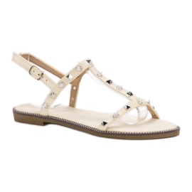 Bestelle Sandalias beige 4