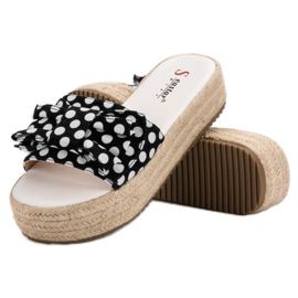 Seastar Zapatillas de lunares negro 1