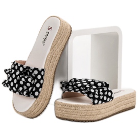 Seastar Zapatillas de lunares negro 6