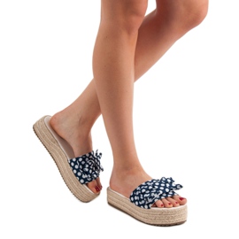 Seastar Zapatillas de lunares azul 2