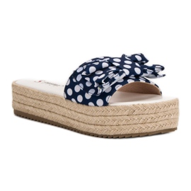 Seastar Zapatillas de lunares azul 5