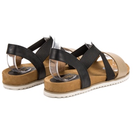 Evento Sandalias sin cordones para mujer negro 6