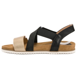 Evento Sandalias sin cordones para mujer negro 5