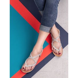 Small Swan Sandalias japonesas gris 6