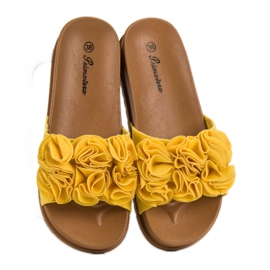Primavera Pantuflas Amarillas amarillo 3