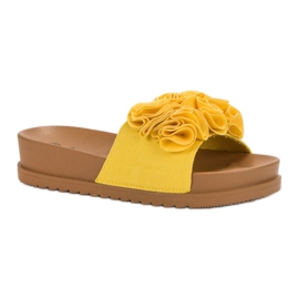 Primavera Pantuflas Amarillas amarillo 5
