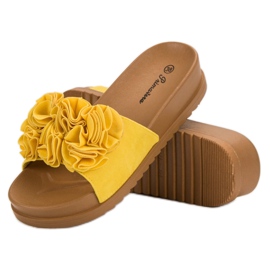 Primavera Pantuflas Amarillas amarillo 4
