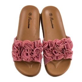 Primavera Pantuflas rosas rosado 1