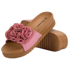 Primavera Pantuflas rosas rosado 6