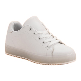 SHELOVET Calzado deportivo cómodo blanco 7