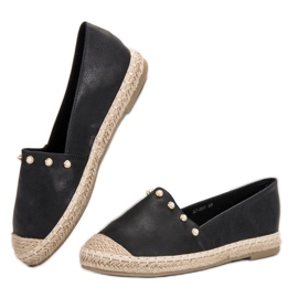 SHELOVET Alpargatas negras negro 6