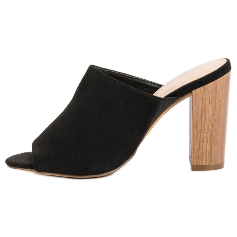 Kayla Sandalias de tacón alto incorporadas negro 1