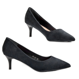 Nio Nio Zapatos de tacón de ante negros 3