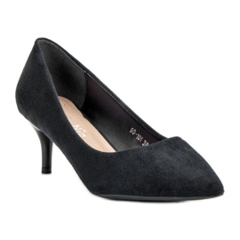Nio Nio Zapatos de tacón de ante negros 5