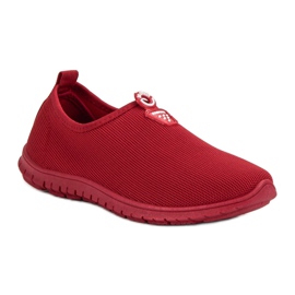SHELOVET Zapatillas sin cordones rojas rojo 3