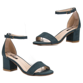 Sandalias VICES de ante azul 6
