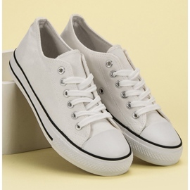 J. Star Zapatillas clásicas blancas blanco 2