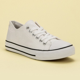 J. Star Zapatillas clásicas blancas blanco 4