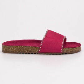 Goodin Zapatillas de gamuza rosado 5