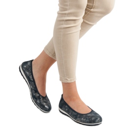 Filippo Bailarinas de cuero azul 1 Filippo Bailarinas de cuero azul 1