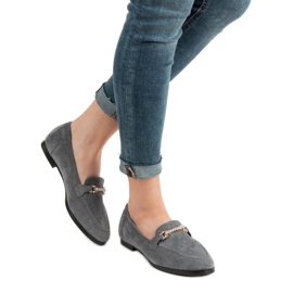 Balada Mocasines de ante gris 2