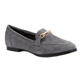 Balada Mocasines de ante gris 4