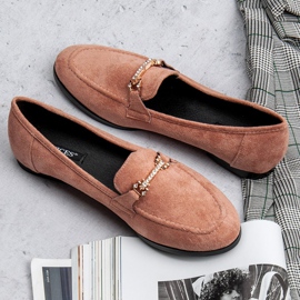 Balada Mocasines de ante rosa rosado 5