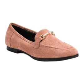 Balada Mocasines de ante rosa rosado 6