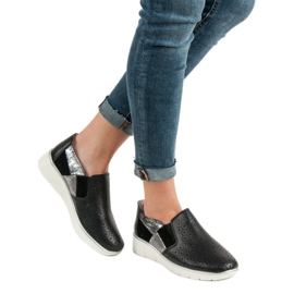 Filippo Zapatos negros sin cordones 2