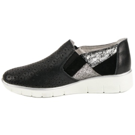 Filippo Zapatos negros sin cordones 5