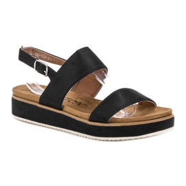 Goodin Sandalias negras negro 1