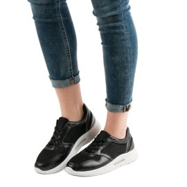 SHELOVET Calzado deportivo con cordones negro 1