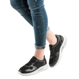 SHELOVET Calzado deportivo con cordones negro 2