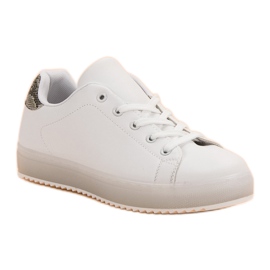 SHELOVET Calzado deportivo para mujer blanco 3
