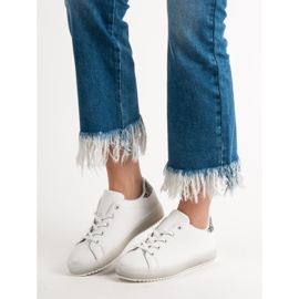 SHELOVET Calzado deportivo para mujer blanco 6