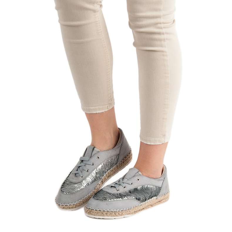 Zapatos con lentejuelas VICES gris 2 Zapatos con lentejuelas VICES gris 2