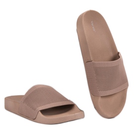 Pantuflas VICES beige 2 Pantuflas VICES beige 2