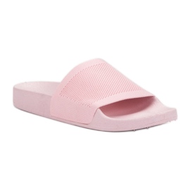 Pantuflas VICES rosas rosado 1 Pantuflas VICES rosas rosado 1