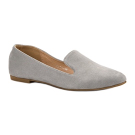 Lily Shoes Suede Lords gris 6