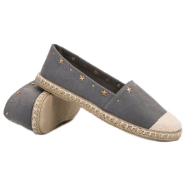 SHELOVET Alpargatas Con Jets gris 1