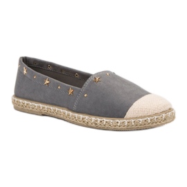 SHELOVET Alpargatas Con Jets gris 6