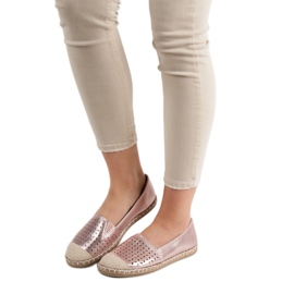 New Tlck Alpargatas con purpurina rosado 7