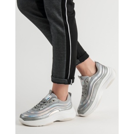 SHELOVET Zapatillas en la plataforma gris 3