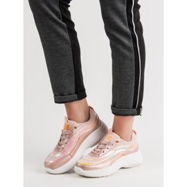 SHELOVET Zapatillas en la plataforma rosa 1