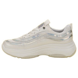 SHELOVET Zapatillas en la plataforma blanco 4