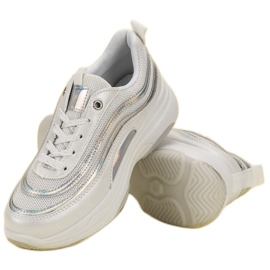 SHELOVET Zapatillas en la plataforma blanco 5