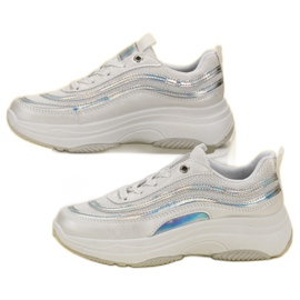 SHELOVET Zapatillas en la plataforma blanco 6