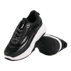 SHELOVET Zapatillas en la plataforma negro 5